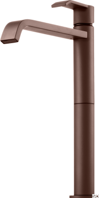 Высокий смеситель для умывальника VIC081, Латунь Коричневый