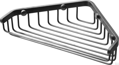 Угловая мыльница TA156 Латунь, Черный матовый хром