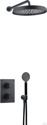 ARM7268 ED2 Душевой набор, матовая черная латунь