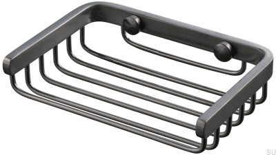 Мыльница TA126 Латунь Черный Матовый хром