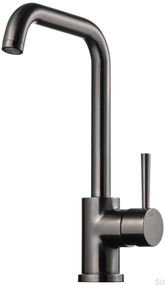 Смеситель для кухни EVO980 Латунь Матовый Черный Хром