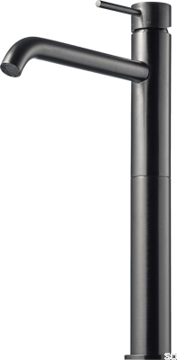 EVM082 смеситель для умывальника, латунь, черный, матовый хром