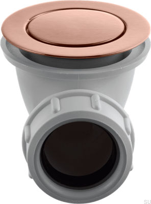 Пробка для ванны выдвижная 22200 Матовая медь Неокрашенная 