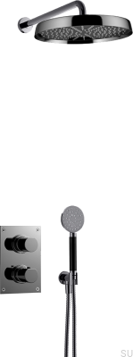 ARM7268 ED2 Набор для душа из латуни, черный хром