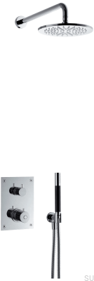 Душевой набор с термостатическим смесителем BOX7268 ED2 Латунь Хром