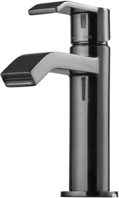 VIC071 смеситель для умывальника, латунь, черный хром