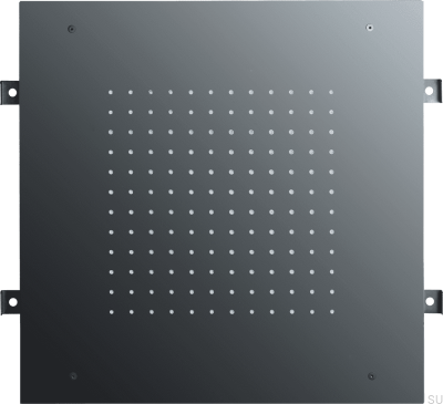 Квадратная насадка для тропического душа 500 ZSOF095 Латунь Черный Хром