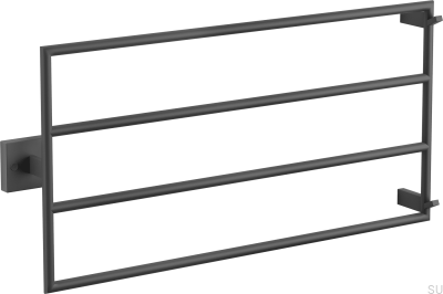 Радиатор для ванной комнаты TW400-800 Matte Black Steel