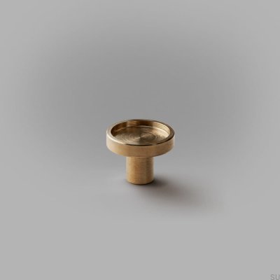 Ручка мебельная Ina S Short Brass Brushed Неокрашенная