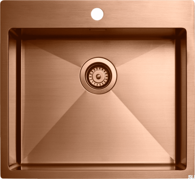 Дискхо 5540 Кухонная мойка Steel Copper PVD