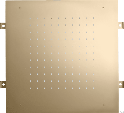 Душевая лейка, квадратный тропический душ 400 ZSOF094, полированная латунь, неокрашенная