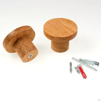 Настенная вешалка из дуба Basic 40 - твердое масло 