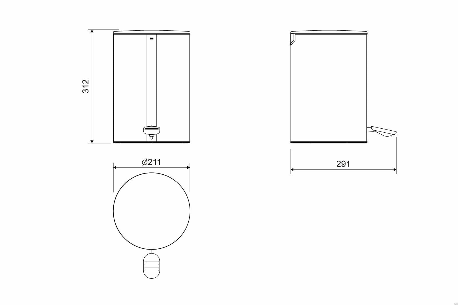 7152--Kosz-na-smieci-7152-Złota-Powłoka-PVD-Unidrain-Skandynawskie-Uchwyty_6