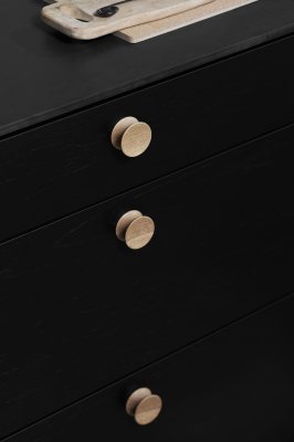 Шкив 45 Деревянная дубовая мебельная ручка