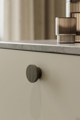 Ручка мебельная деревянная Circle 50, дуб