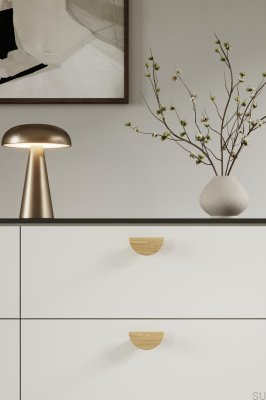 Ручка мебельная деревянная дубовая Horizon Small 32