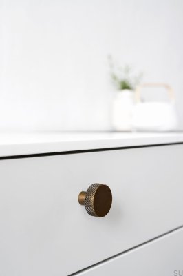 Металлическая мебельная ручка Simon 35, антикварное золото