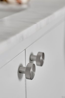 Мебельная ручка Simon 35 Сталь Серебро