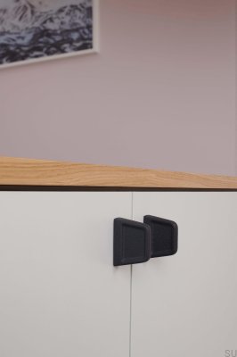 Ручка мебельная Pagoda 32, чугун, матово-черный