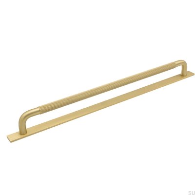 Ручка мебельная удлиненная с шайбой Helix 320 Golden