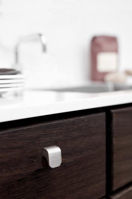 Продолговатая мебельная ручка Fall 16 Алюминий Серебристый