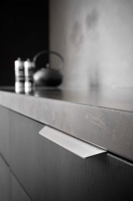 Ручка мебельная Blaze 2хгранная 2x80 Алюминий Серебристый