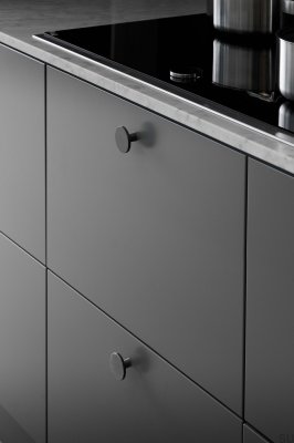 Мебельная ручка Plato 42 алюминий антрацит матовый