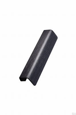 Ручка мебельная продольная Fringe 160 Aluminium Matt Black Brushed