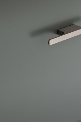 Ручка мебельная продольная Тау 32, алюминий, серебро