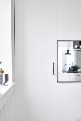 Ручка мебельная продолговатая Span 160, Алюминий, Черный матовый