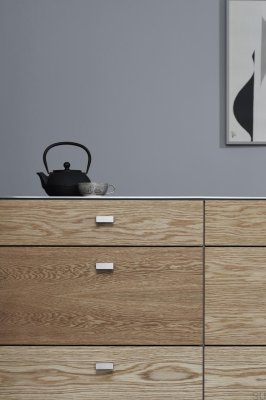 Мебельная ручка Elan 32 Aluminium Silver