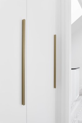 Ручка мебельная продолговатая Elan 160+544+1088 Алюминий Gold Brushed