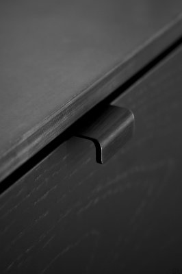 Мебельная ручка Artisan 20 Edge, Алюминий, Черный матовый, Матовый