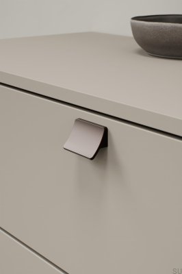 Ручка мебельная продолговатая Ciel 32 Aluminium Matt Brown