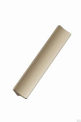 Ручка мебельная продолговатая Ciel 160 Aluminium Matte Gold
