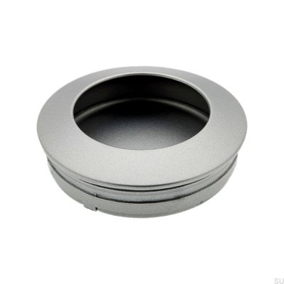 Встраиваемая ручка для мебели Tap 60, серебристый металл