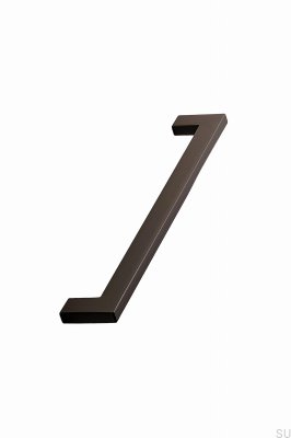 Ручка мебельная удлиненная Flat 192 Metal Dark Brown