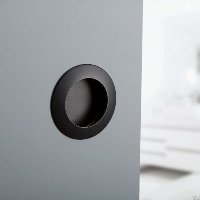 Встраиваемая мебельная ручка Tap 60 Черный металл