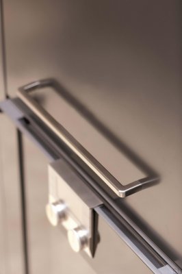 Mango 192 Металлическая серебристая удлиненная мебельная ручка