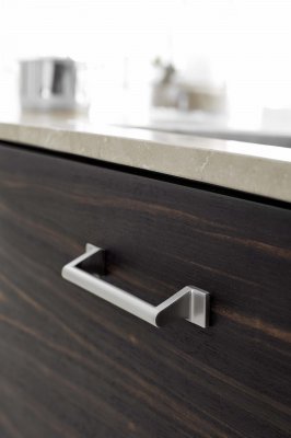 Корабль 128 Металлическая Серебряная Удлиненная Мебельная Ручка