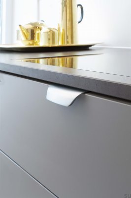 Мебельная ручка Wow 160 Metal Silver Chrome Edge