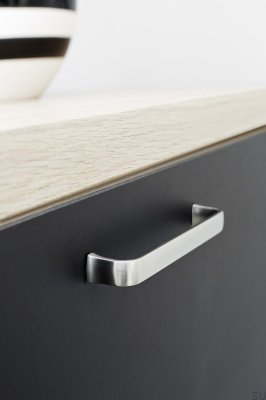 Ручка для мебели Common 160 Metal Silver Brushed Elongated