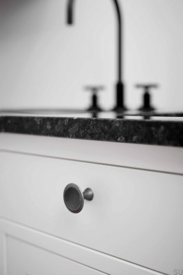 Ручка мебельная Bell 42 Metal Grey