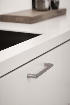 Diner 160 Металлическая Серебряная Удлиненная Мебельная Ручка