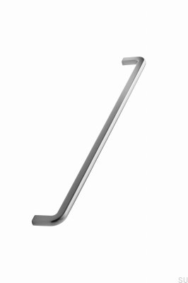 Компактная удлиненная мебельная ручка 320 Металл Антрацит Матовый