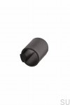 543360032-102/9005--Gałka-meblowa-Drum-32-Metalowa-Czarna-z-Czarną-Skórą-Furnipart-Skandynawskie-Uchwyty_1