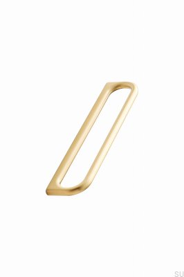 Luck 160 Металлическая матовая золотая удлиненная мебельная ручка