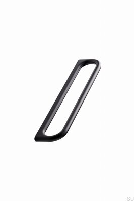 Ручка мебельная Luck 160 продолговатая, металл, черный матовый