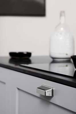 Equester Cup 64 металлическая ручка для мебели, серебряная, никелированная