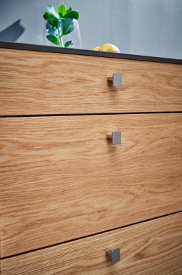 Transit 16 Металлическая Серебряная Мебельная Ручка